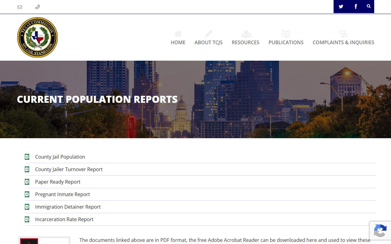 Van Zandt County inmate population TCJS population reports
